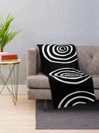 Decorative Mud Cloth Print Throw Blanket - House Of Avana
