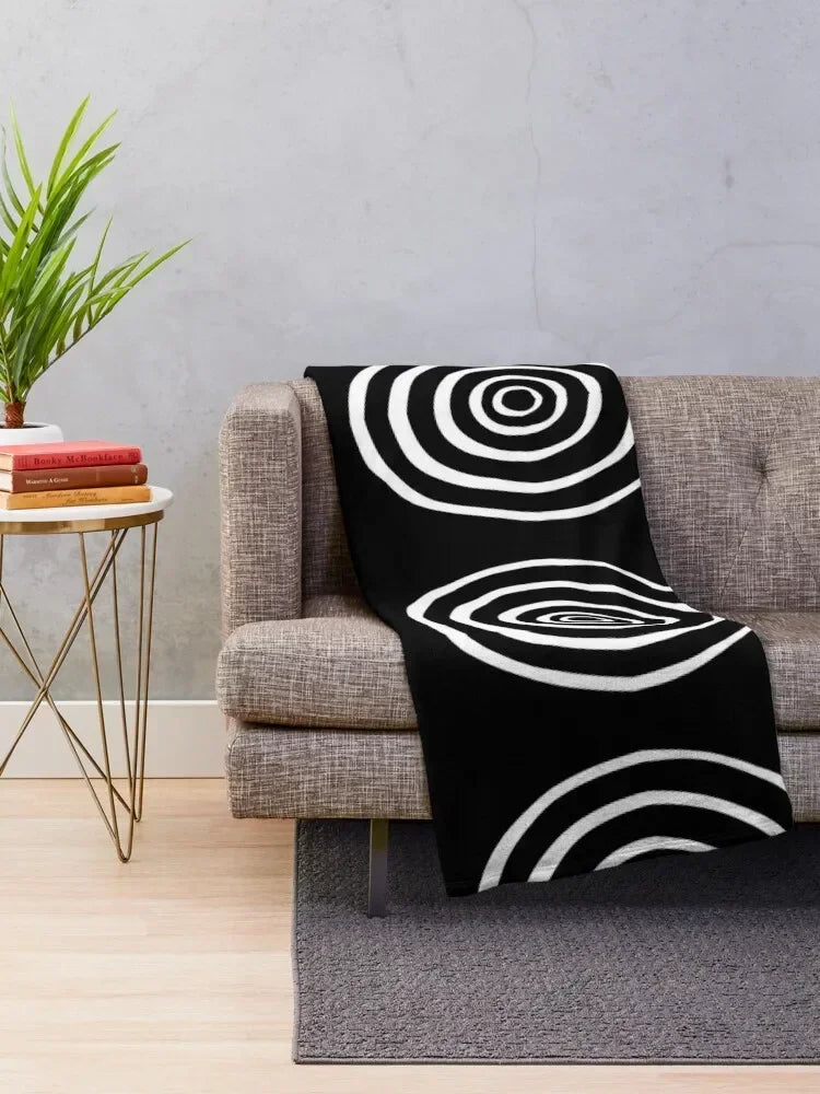 Decorative Mud Cloth Print Throw Blanket - House Of Avana