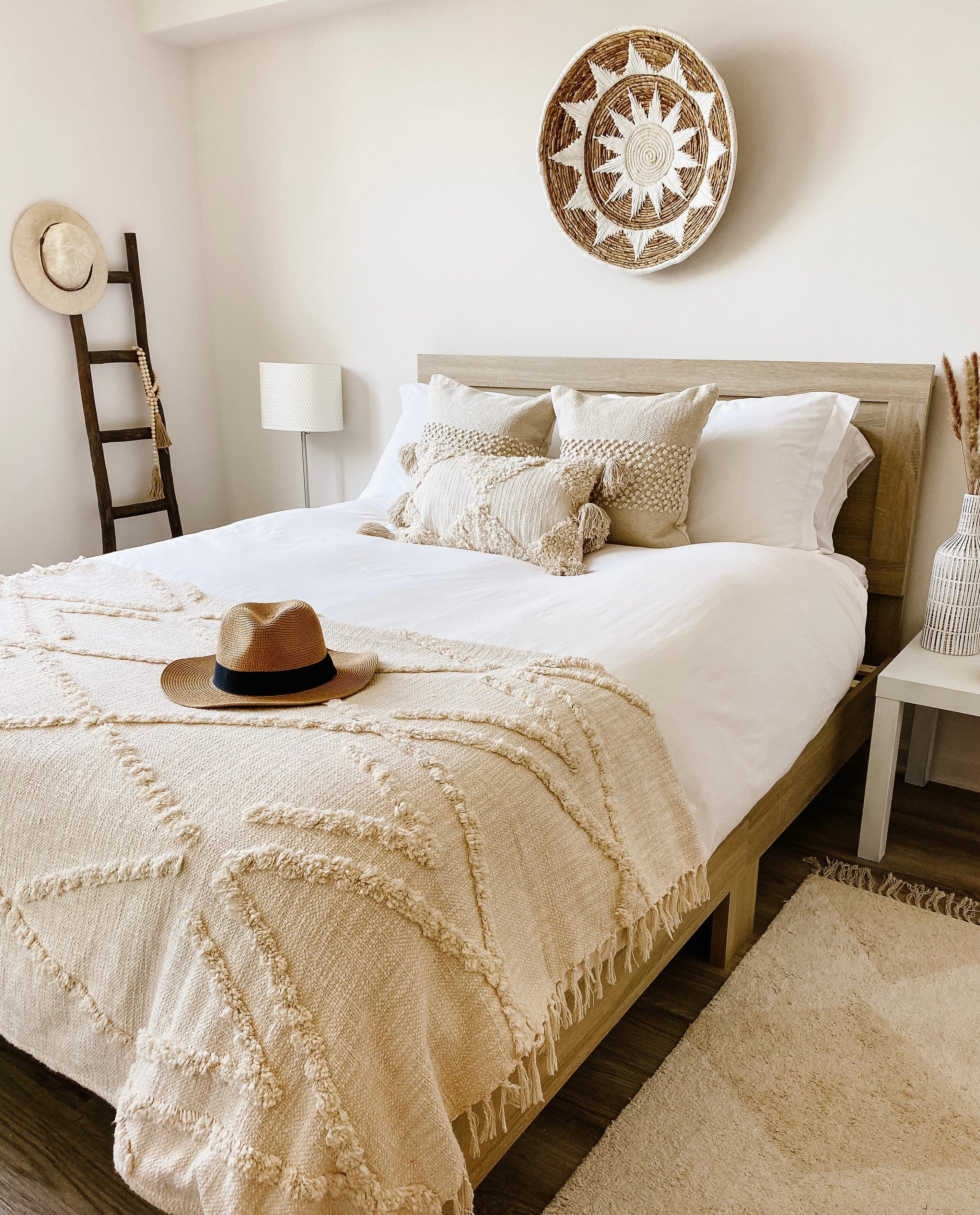 Maya Throw Blanket, top view - House Of Avana