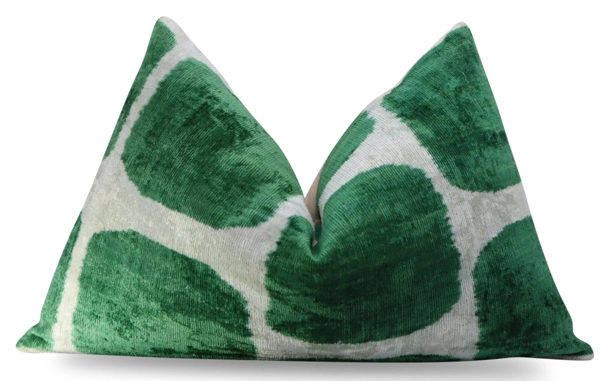 Canvello Handmade Decorative Throw Pillow with Down Filled Cushion Insert, side view - House Of Avana