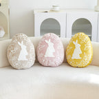 Throw Pillow - Embroidered Velvet Easter