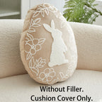 Throw Pillow - Embroidered Velvet Easter