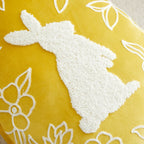 Throw Pillow - Embroidered Velvet Easter