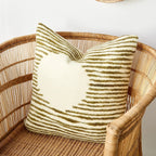Full Moon Throw Pillow, angled view - House Of Avana