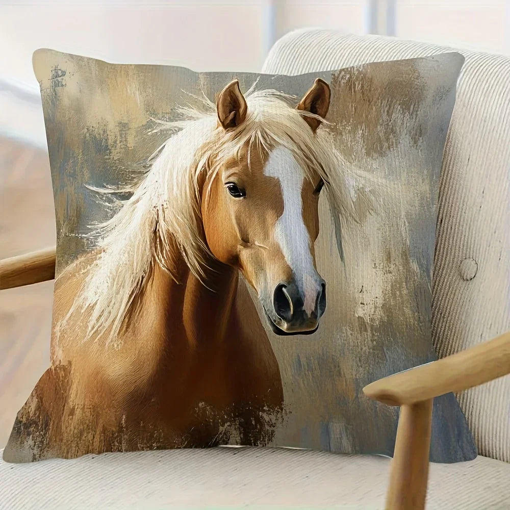 Throw Pillow - Plush Plaid Vintage