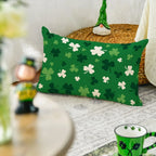 Throw Pillow - Shamrock Green Polyester 12x20 inch