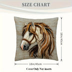Throw Pillow - Traditional Polyester 18x18in