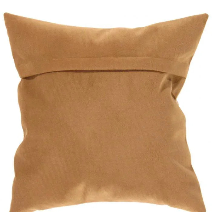 Canvello Decorative Velvet Throw Pillow - 16'' X 16'', back view - House Of Avana