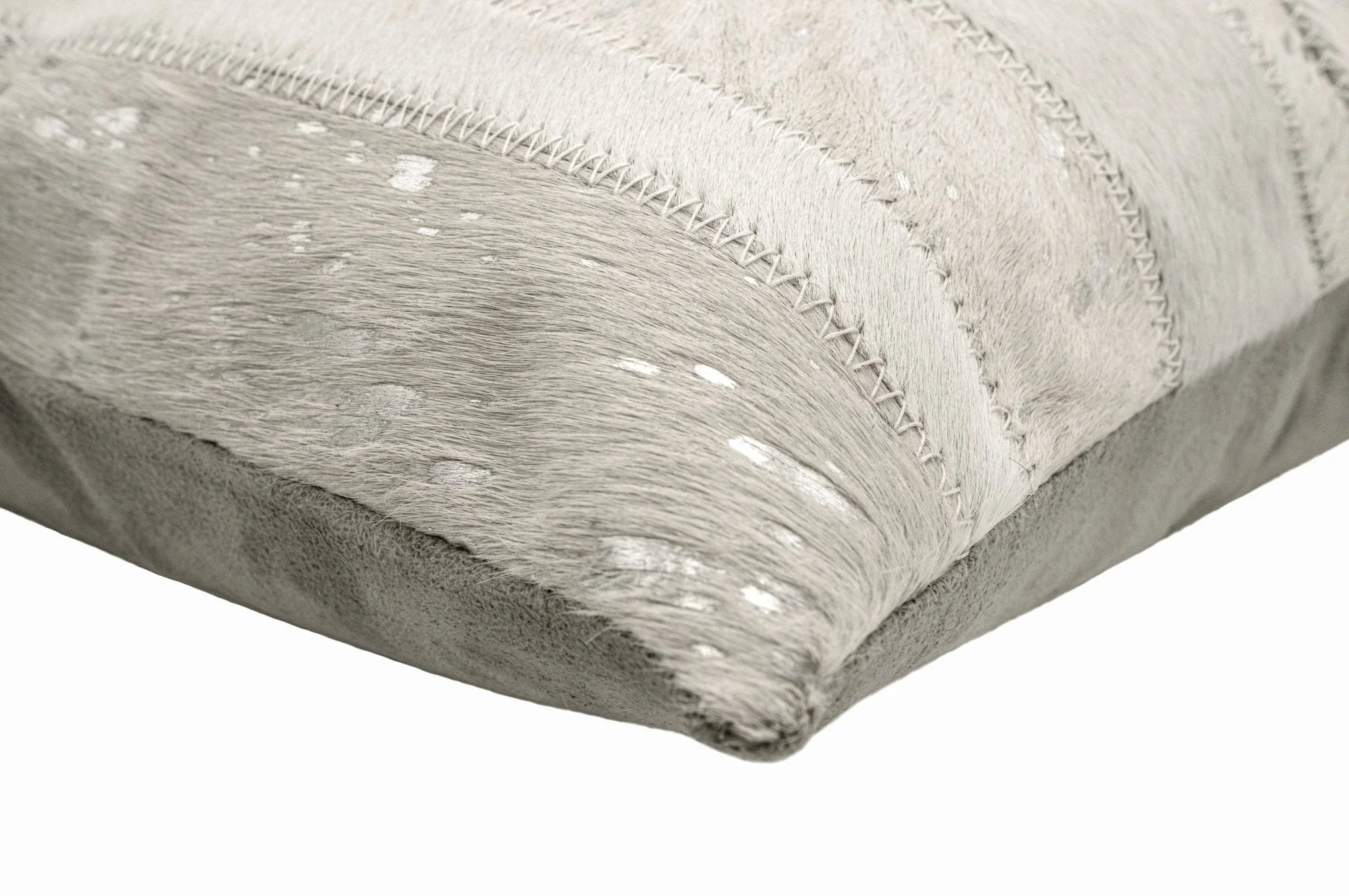 Canvello Genuine Cowhide Leather Decorative Throw Pillows - Handmade Patchwork Boho Accent Pillows for... - House Of Avana