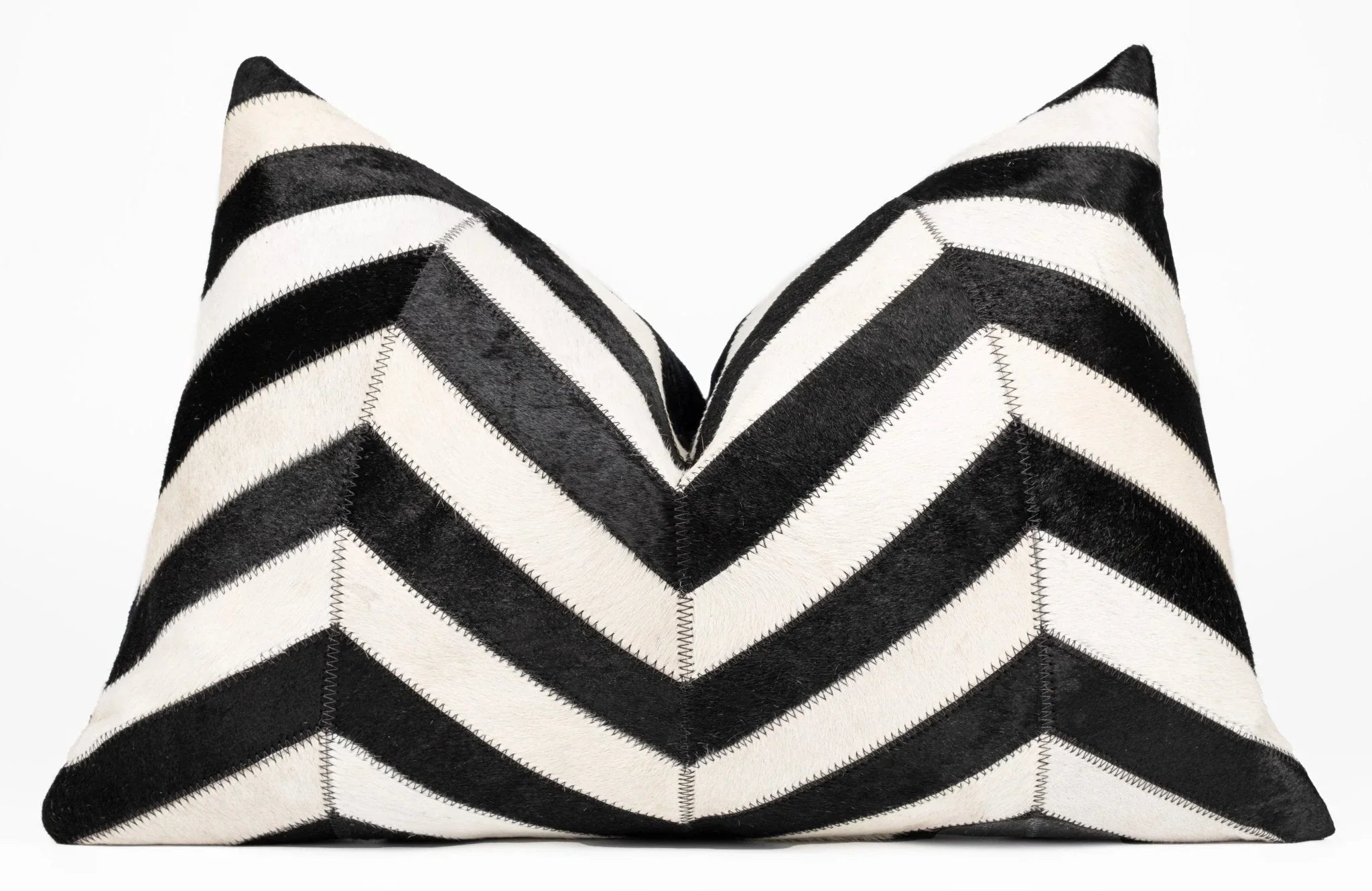 Canvello Genuine Cowhide Leather Decorative Throw Pillows - Handmade Patchwork Boho Accent Pillows for... - House Of Avana