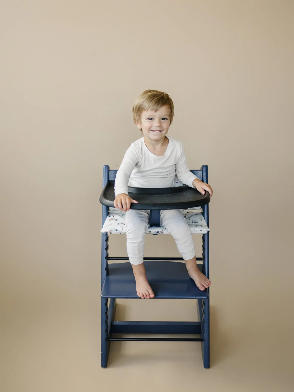Tiny Tractors Cushion for the Stokke Tripp Trapp Highchair - Wipeable Cover - Baby Highchair Accessories