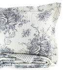 Toile Reversible Cotton Quilt Set Mélange Home