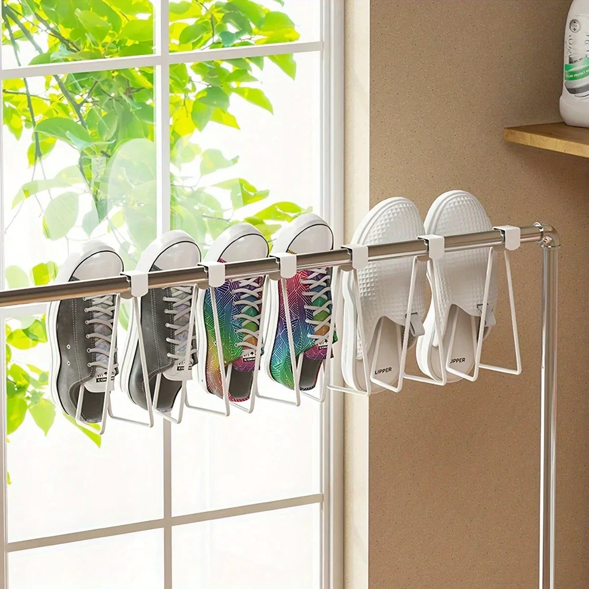 1pc Wrought Iron Wall-Mounted Toilet Paper Holder - No-Drill Easy Install Space-Saving Design, Multi-Purpose Bathroom Tissue Storage for Toilet Paper & Essentials, Toilet Paper Storage, Elegant Home Decor, Durable Constructio House Of Avana [[SKU:HOA-BST-002]]
