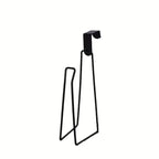 1pc Wrought Iron Wall-Mounted Toilet Paper Holder - No-Drill Easy Install Space-Saving Design, Multi-Purpose Bathroom Tissue Storage for Toilet Paper & Essentials, Toilet Paper Storage, Elegant Home Decor, Durable Constructio House Of Avana [[SKU:HOA-BST-002]]