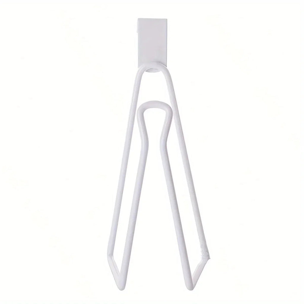 1pc Wrought Iron Wall-Mounted Toilet Paper Holder - No-Drill Easy Install Space-Saving Design, Multi-Purpose Bathroom Tissue Storage for Toilet Paper & Essentials, Toilet Paper Storage, Elegant Home Decor, Durable Constructio House Of Avana [[SKU:HOA-BST-002]]