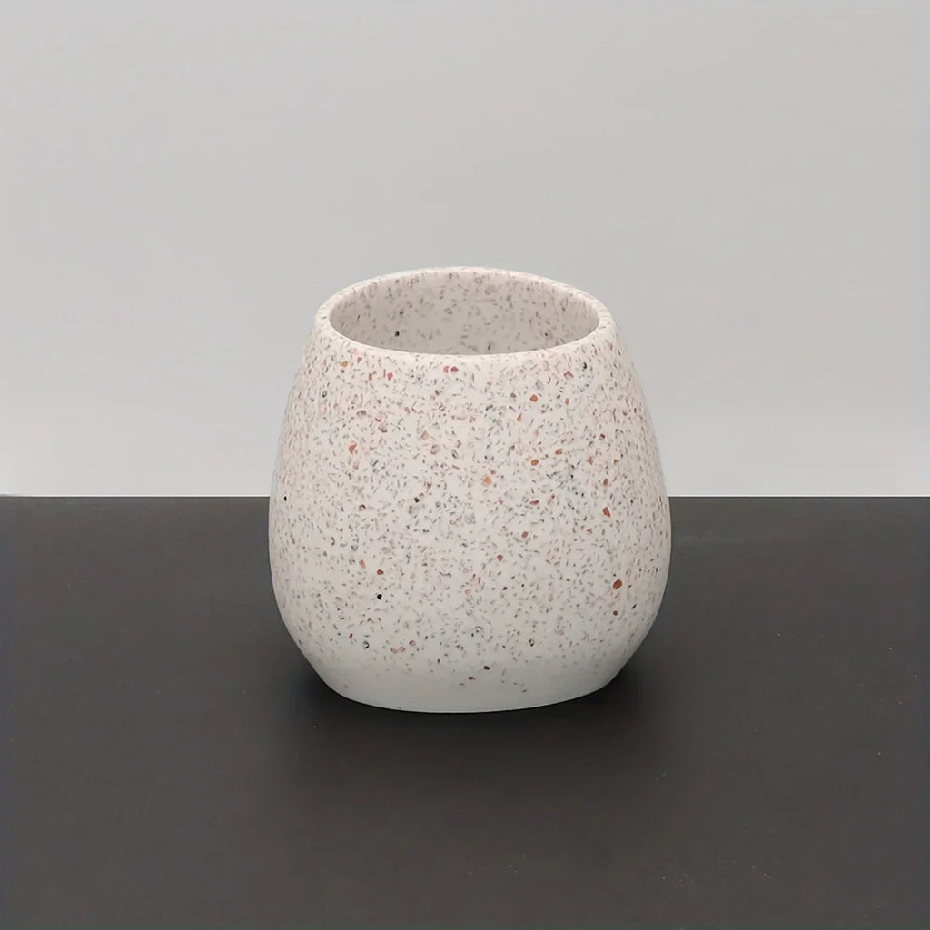 Toilet Rinse Cup - Ceramic White