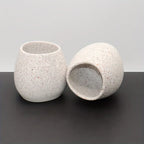 Toilet Rinse Cup - Ceramic White