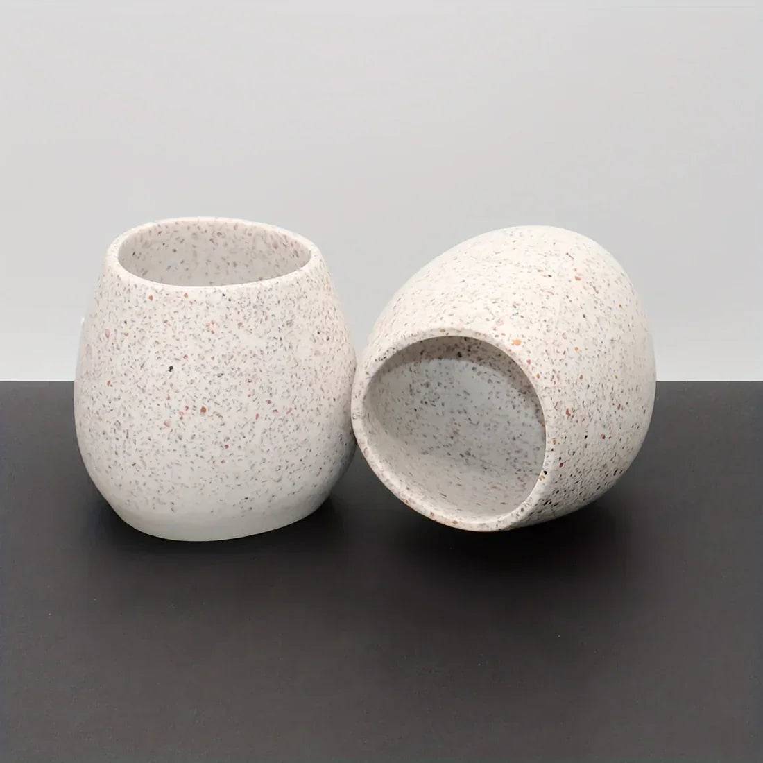 Toilet Rinse Cup - Ceramic White