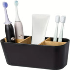 Toothbrush Holder - 5-slot Plastic Bathroom