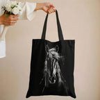 Tote Bag - Reusable Polyester Horse Print Large