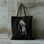 Tote Bag - Reusable Polyester Horse Print Large