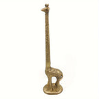 Cast Iron Giraffe Kitchen Towel Holder Antique Hand Cast Design, lifestyle image - House Of Avana [[SKU:HOA-BAT-001]]