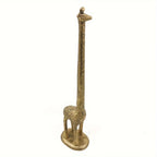 Cast Iron Giraffe Kitchen Towel Holder Antique Hand Cast Design, top view - House Of Avana [[SKU:HOA-BAT-001]]