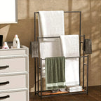 47.2 Inch Tall Free Standing Towel Racks Tier Pool Towel Rack Oversized Floor Bath Towel Drying Valet... - House Of Avana [[SKU:HOA-TWL-001]]