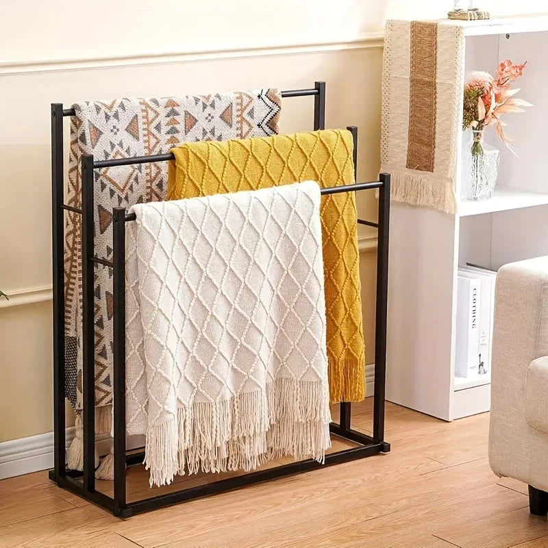 47.2 Inch Tall Free Standing Towel Racks Tier Pool Towel Rack Oversized Floor Bath Towel Drying Valet... - House Of Avana [[SKU:HOA-TWL-001]]
