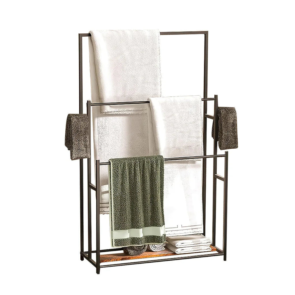47.2 Inch Tall Free Standing Towel Racks Tier Pool Towel Rack Oversized Floor Bath Towel Drying Valet... - House Of Avana [[SKU:HOA-TWL-001]]