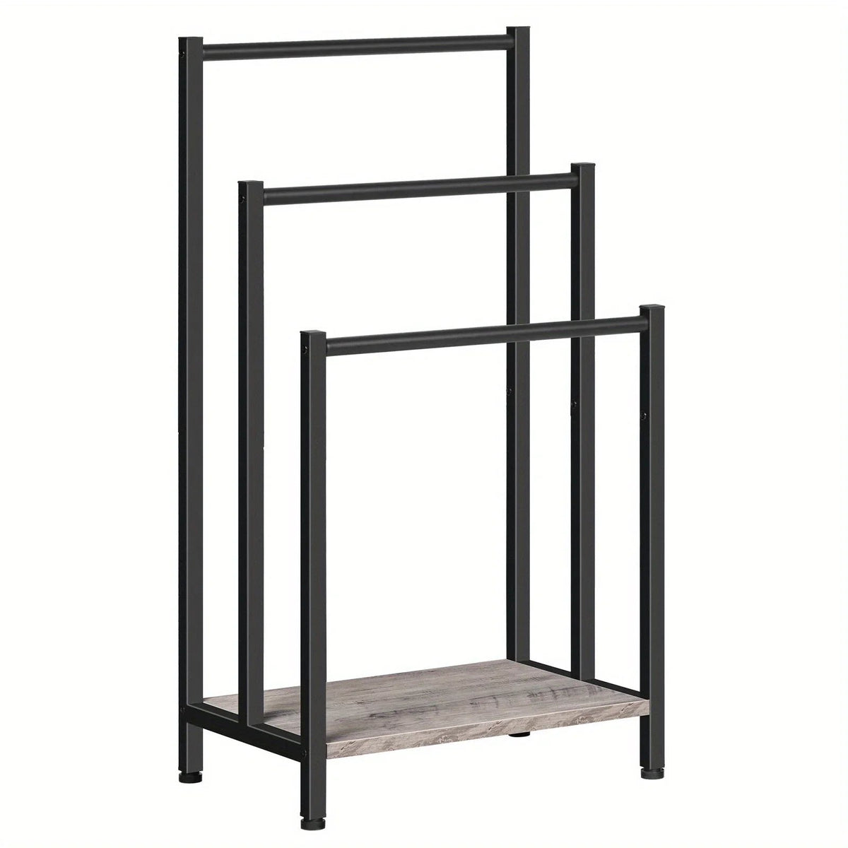 Black, Greige and Black, Rustic Brown and Black, Free Standing Towel Rack, Tier Blanket Rack, Blanket... - House Of Avana [[SKU:HOA-TWL-002]]
