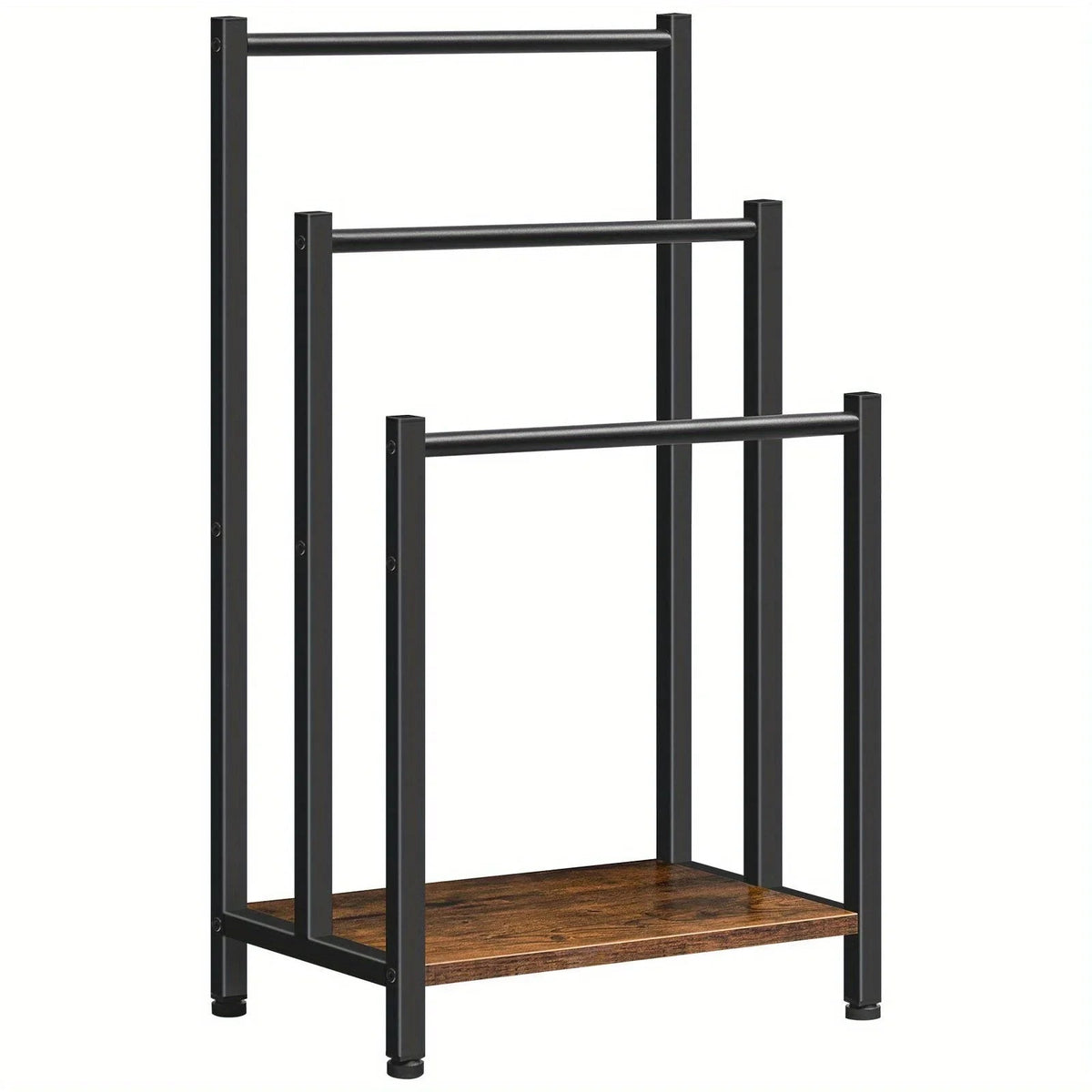 Black, Greige and Black, Rustic Brown and Black, Free Standing Towel Rack, Tier Blanket Rack, Blanket... - House Of Avana [[SKU:HOA-TWL-002]]