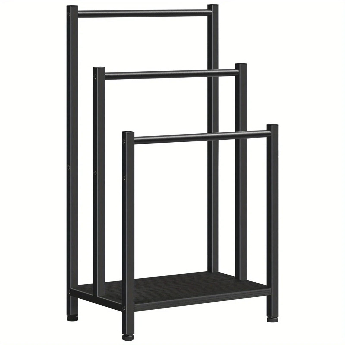 Black, Greige and Black, Rustic Brown and Black, Free Standing Towel Rack, Tier Blanket Rack, Blanket... - House Of Avana [[SKU:HOA-TWL-002]]