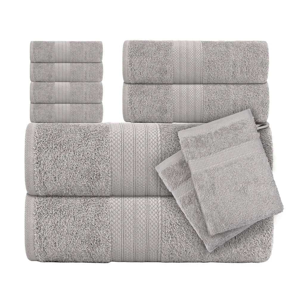 S Luxury Towel Set Towel Bale Set 100% Cotton Ring Spun Cotton Highly Absorbent Towels Ideal for... - House Of Avana [[SKU:HOA-TWL-400]]