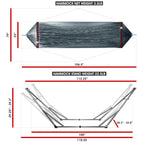 Tranquillo Original Stainless Steel Hammock Stand for Ultimate Relaxation