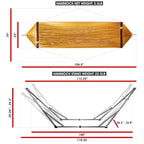 Tranquillo Original Stainless Steel Hammock Stand for Ultimate Relaxation