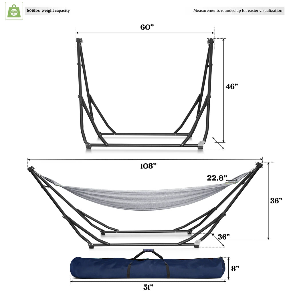 Tranquillo UniGen Transforming Hammock Stand for Ultimate Relaxation