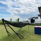 Tranquillo Uniki Canvas Hammock with Stand for Ultimate Relaxation