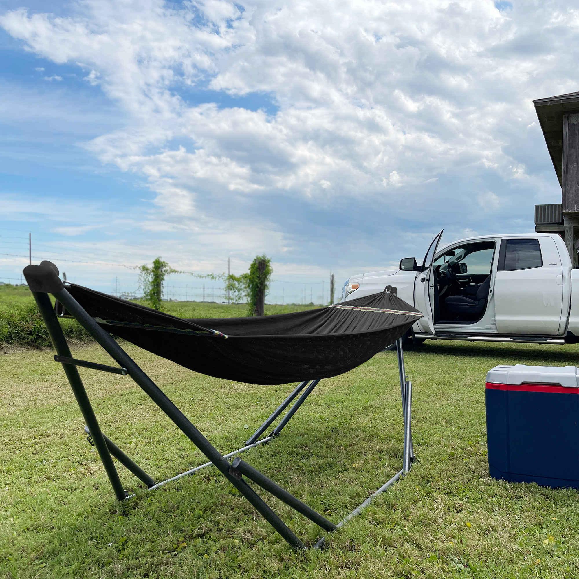 Tranquillo Uniki Collapsible Hammock Stand for Ultimate Relaxation