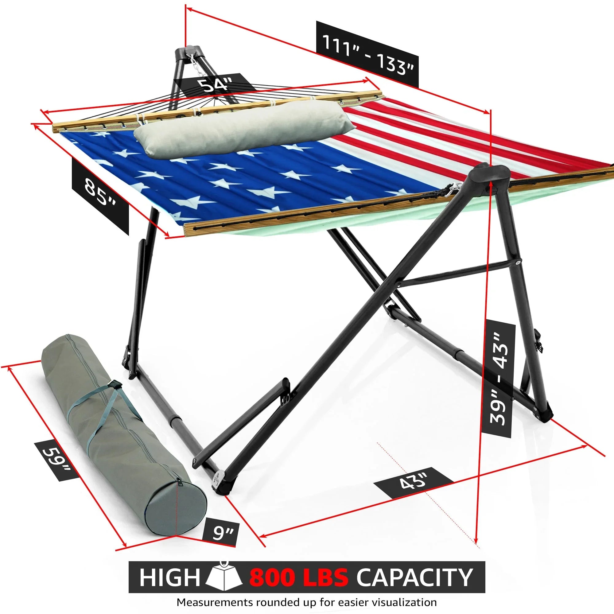 Tranquillo Unity Canvas Hammock Stand for Ultimate Relaxation