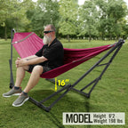 Tranquillo Universal Hammock with Medium Size Stands for Ultimate Relaxation - Ideal Universal Hammock Stands - Medium Size