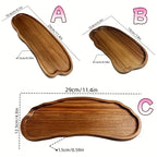 Bathroom Sink Tray, /s/s Cloud, Rainbow Arc Wooden Storage Tray, Acacia Wood Aromatherapy Candle Tray,... - House Of Avana