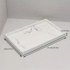 Bathroom Vanity Tray Hotel Home Bathroom Hand Soap Tray Toiletry Tray Bathroom Tools Sample Room Decor... - House Of Avana