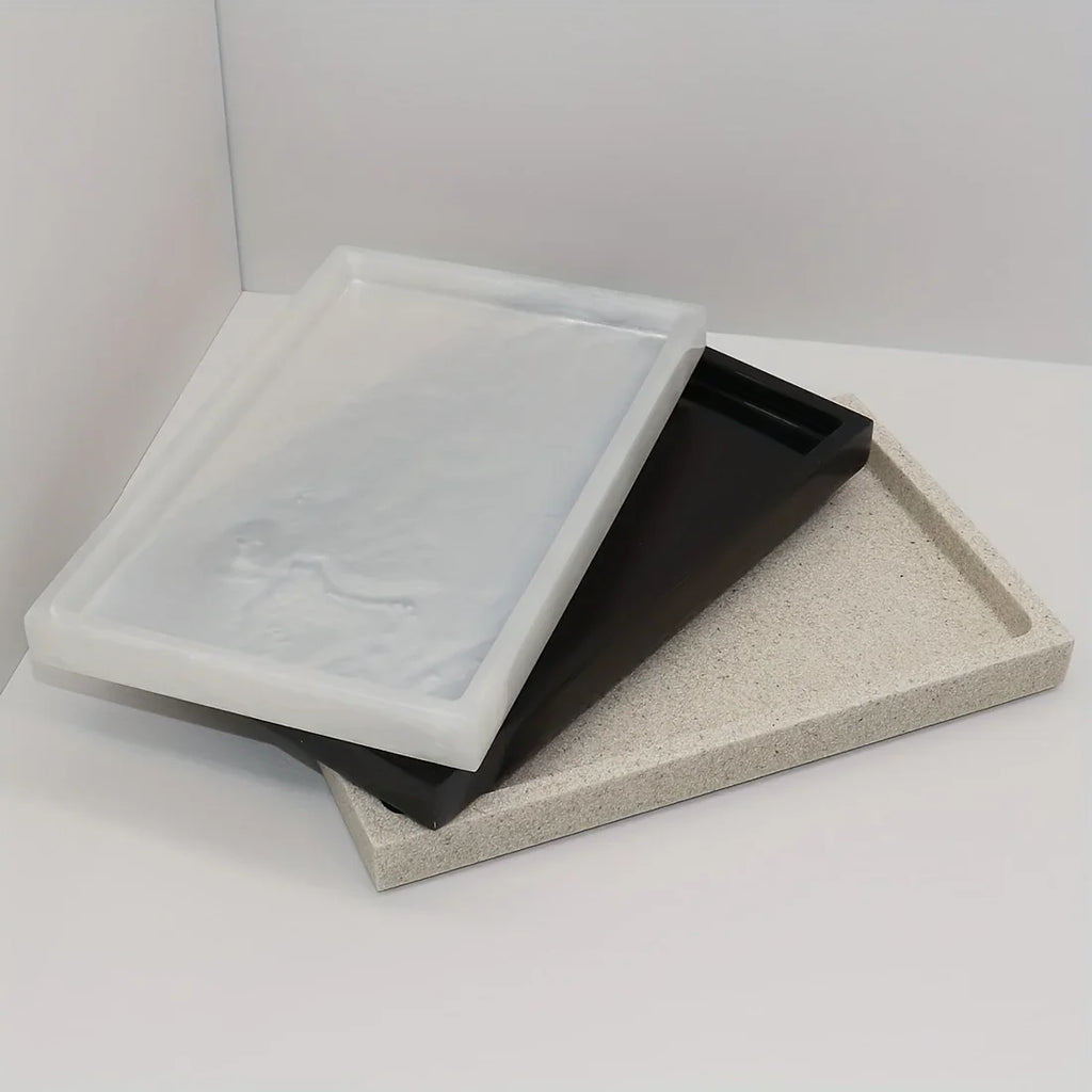 Bathroom Vanity Tray Hotel Home Bathroom Hand Soap Tray Toiletry Tray Bathroom Tools Sample Room Decor... - House Of Avana