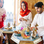 Ceramic Serving Tray for Ramadan Iftar & Eid Decor, Layer - House Of Avana