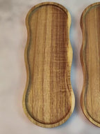 Creative Oval Wooden Tray, Dessert Plate - Perfect Blend of Home Decor and Practicality, Easy to Clean,... - House Of Avana