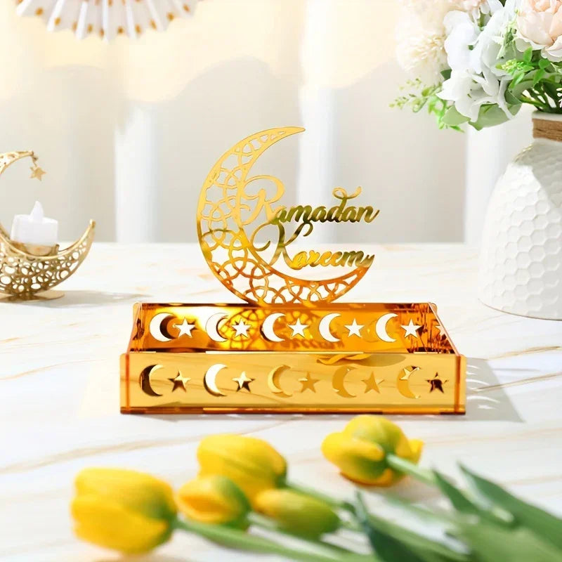 Tray - Decorative Acrylic Moon Star
