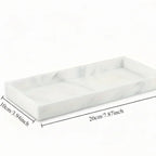 Tray - Decorative White Gold