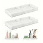 Tray - Decorative White Gold