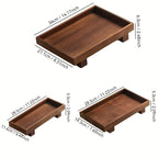 Bathroom Wooden Tray, Non-deformable Shampoo Holder for Hotel Bathrooms and Countertop Toiletry... - House Of Avana